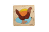 Life Cycle Of A Chicken | 20 Piece Wooden Jigsaw Puzzle For Kids | For Preschool Kids, Learning Educational Toys Gifts For Boys & Girls 3+ Years