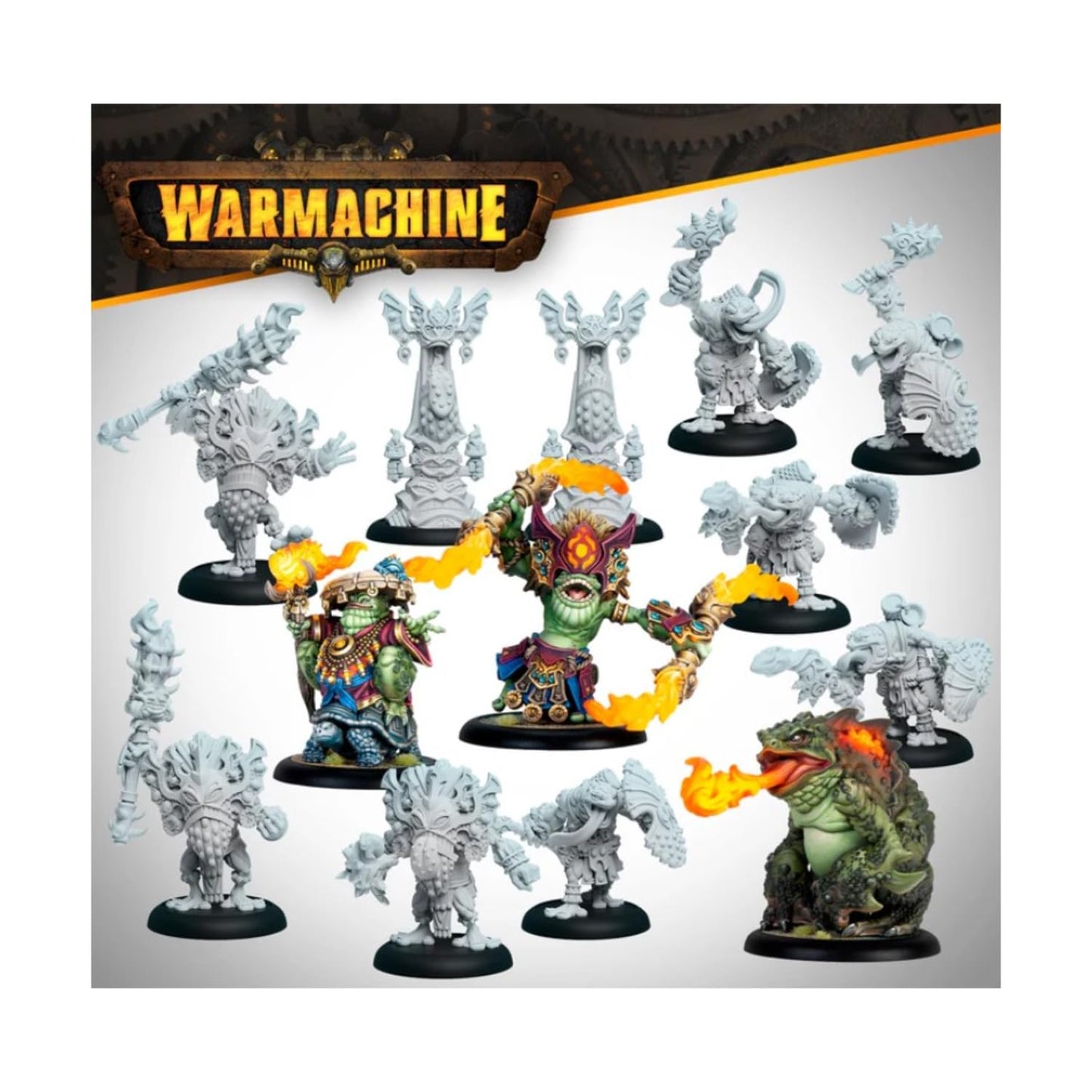 Warmachine: Southern Kriels Fire Tongue Warriors Cadre