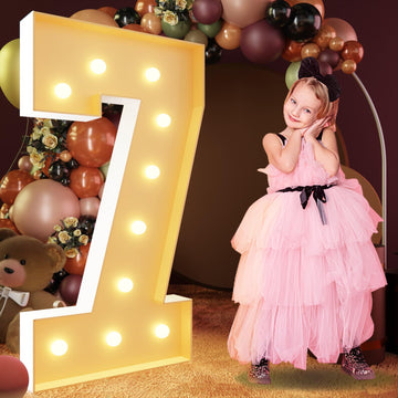 Imprsv 4Ft Marquee Numbers, Light Up Numbers For 70Th Birthday Decorations, Marquee Light Up Letters Anniversary Party Decor, Mo