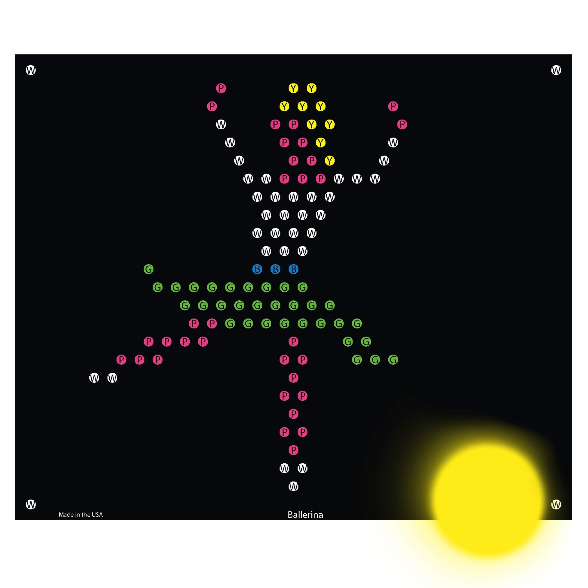 Illumipeg Little Miss Refill Templates For Basic Fun Lite Brite