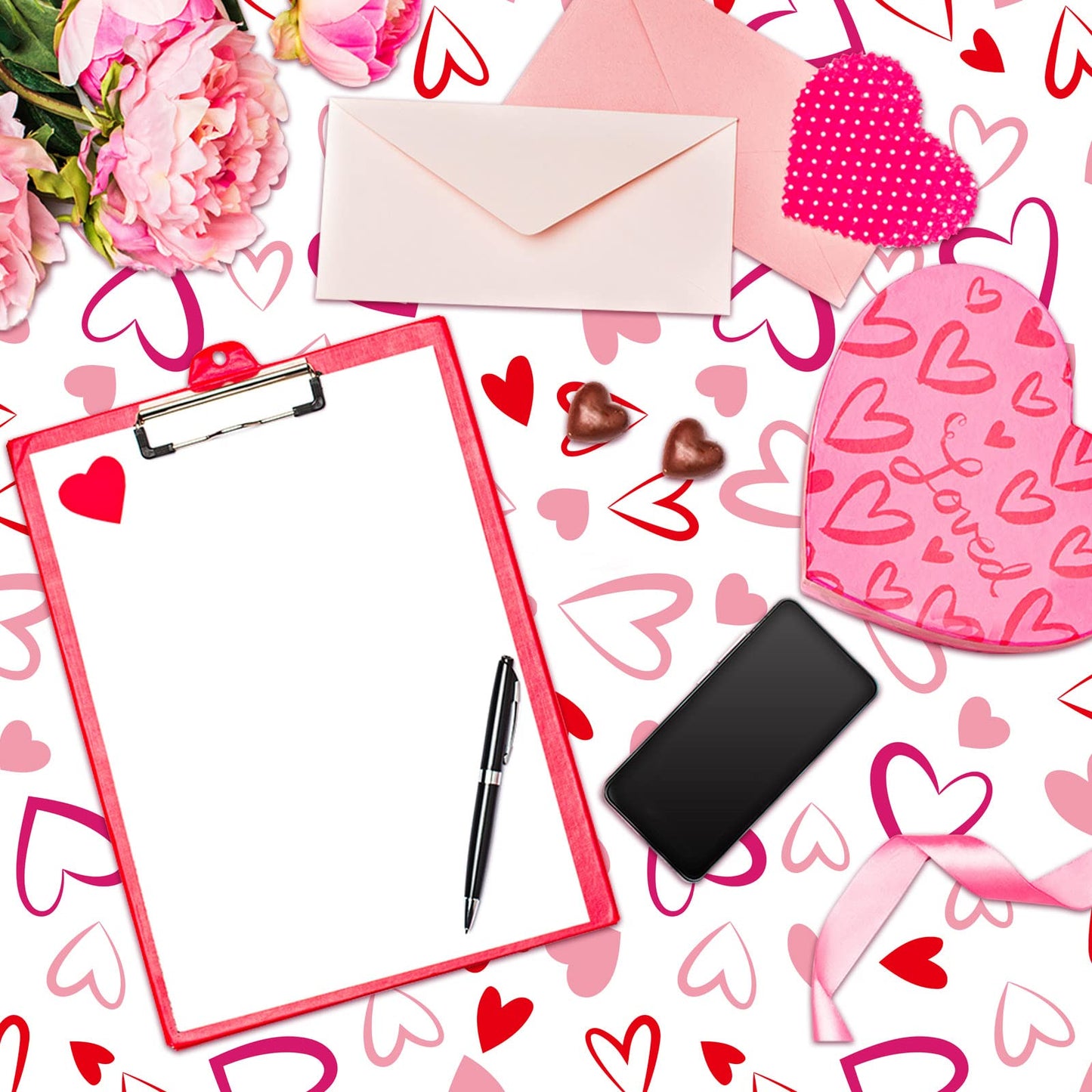 Fancy Land Happy Valentines Day Tablecloths 3 Pack Heart Red Plastic Party Decorations 54 X 108 Table Cover Anniversary Valentin