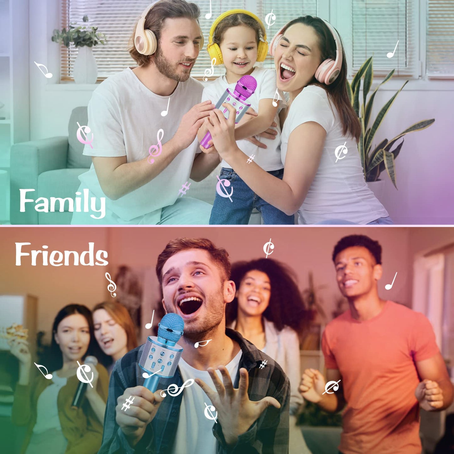 Viposoon Kids Gifts For 6 7 8 9 10 11 Year Old Boys Girls, Karaoke Microphone For Kids Popular Toys For 5-12 Year Old Boys Girls Christmas Birthday Gifts For Toddler Teenage Girl Boy - Blue