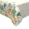 Wpensky Jungle Safari Table Cloth, Jungle Theme Tablecloth, 1PC Jungle Animal Party Tablecloth for Kids Boys Girls Birthday Part