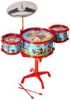 Nickelodeon Paw Patrol Drum Kit Set - Standard Size, Multi-Color, Plastic, Model B07741HTPQ