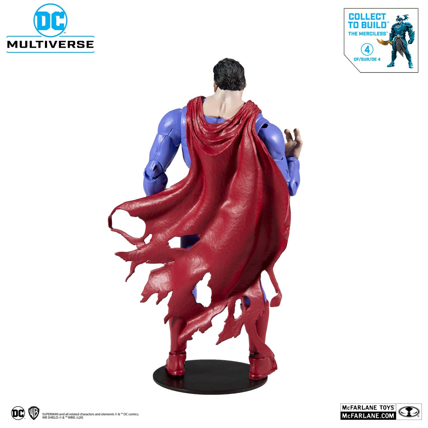 Mcfarlane Toys Dc Multiverse Superman (The Infected) 7' Action Figure With Build-A Parts For 'The Merciless' Figure