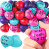 Tradder 36 Pcs Heart Stress Balls Appreciation Heart Shaped Foam Balls Motivational Stress Balls Relief Gifts Bulk For Kids Adul