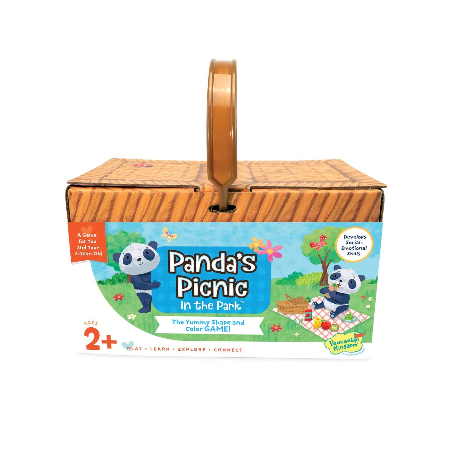 Peaceable Kingdom Games For Parents & Their 2-Year-Olds: Pandas Picnic In The Park - Toddler & Preschool Board Game Of Matching