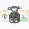 Slumberkins 14' Ibex Kin & 2 Board Books Complete Set Bundle | Promotes Emotional Courage, Resilience & Empathy | Social Emotional Tools For Ages 0+ (Ibex Kin Plush + 2 Board Books)
