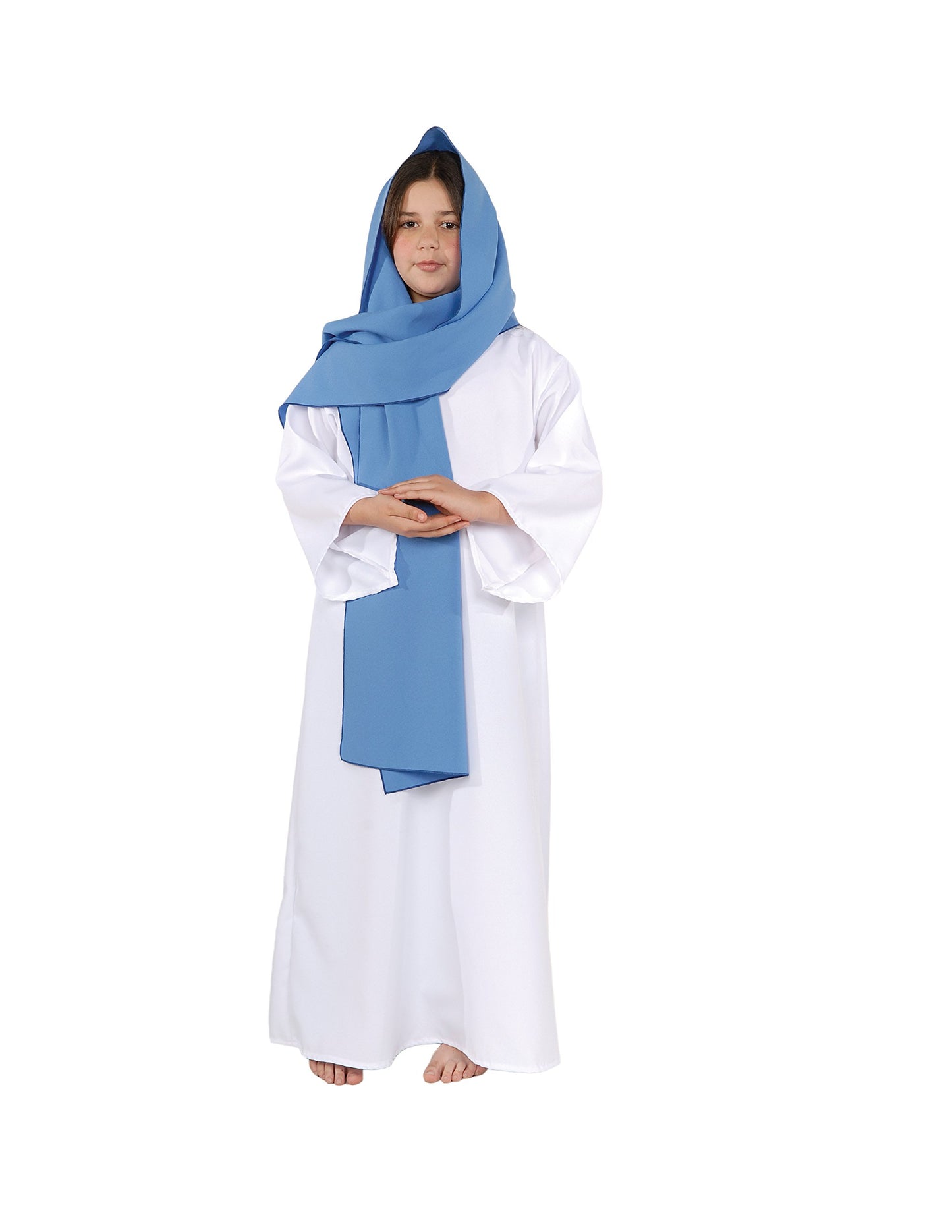 Kids Virgin Mary Robes Chritmas Nativity Story Reenactment for Plays, Pageants and Parades - Mary