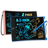 Tekfun 8.5In 2 Pack Lcd Writing Tablet For Kids Coloring Doodle Board Magic Drawing Pad For Kids With Anti-Lost Stylus, Car Trip