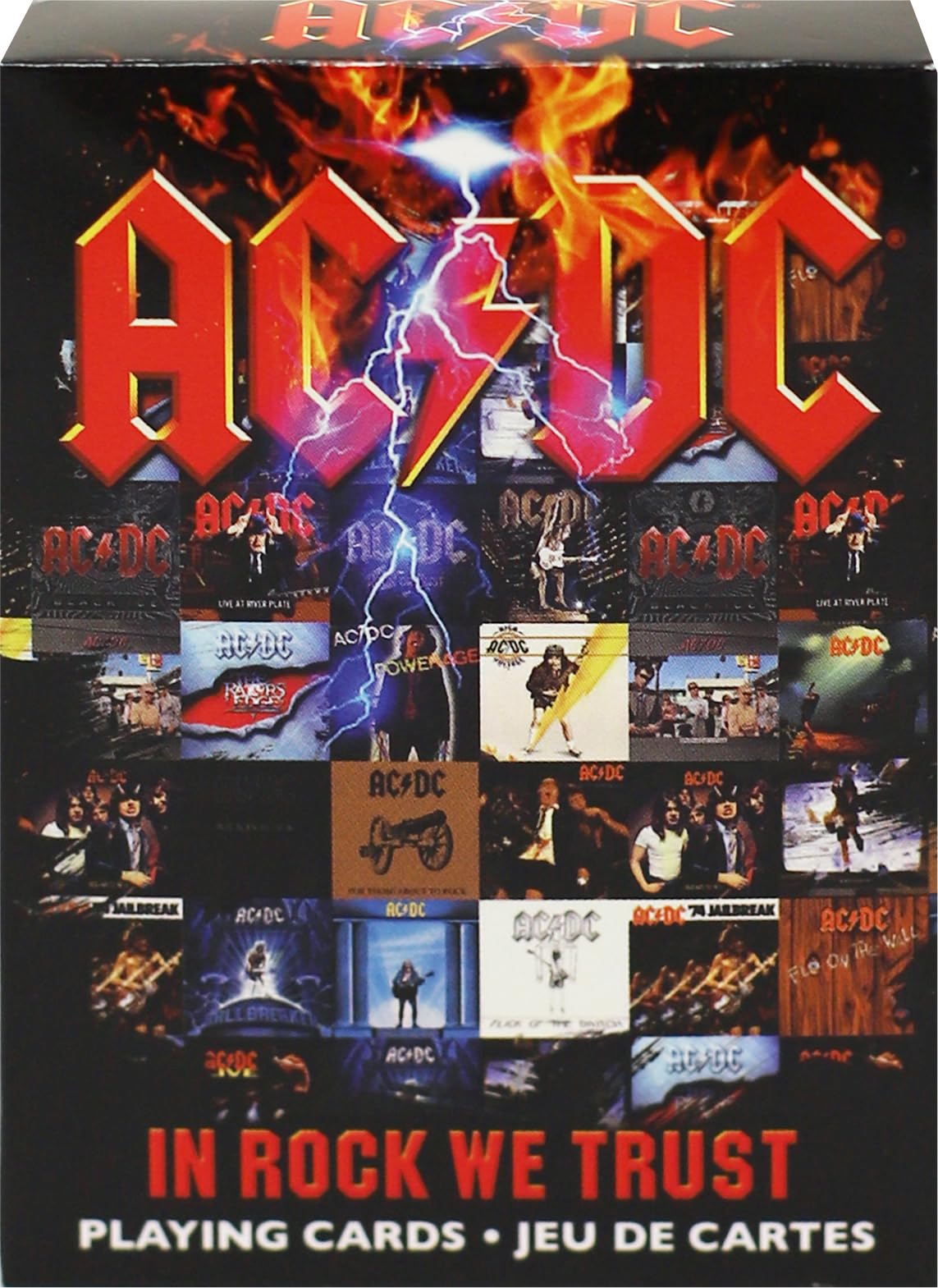 Aquarius Ac/Dc Playing Cards - Acdc Themed Deck Of Cards For Your Favorite Card Games - Officially Licensed Ac/Dc Merchandise & Collectibles - Poker Size With Linen Finish