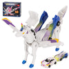 Car Toy Transformable Unicorn, Sports Car Collision Magic Unicorn, Children'S Transformable Car Robot Suitable For Boys And Girl