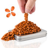 Lcvuuk Magnetic Ferrite Putty Rocks, Orange More Than 600 Weak Magnetic Smooth Ferrite Pebbles, Magnet Rock Desk Toys And Time-K