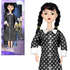 Dbywiub 11.5'' Girls Black Dolls, Toys Long Sleeve Dots Black Hair & Black Shoe, Birthday For Girls Fans Kids