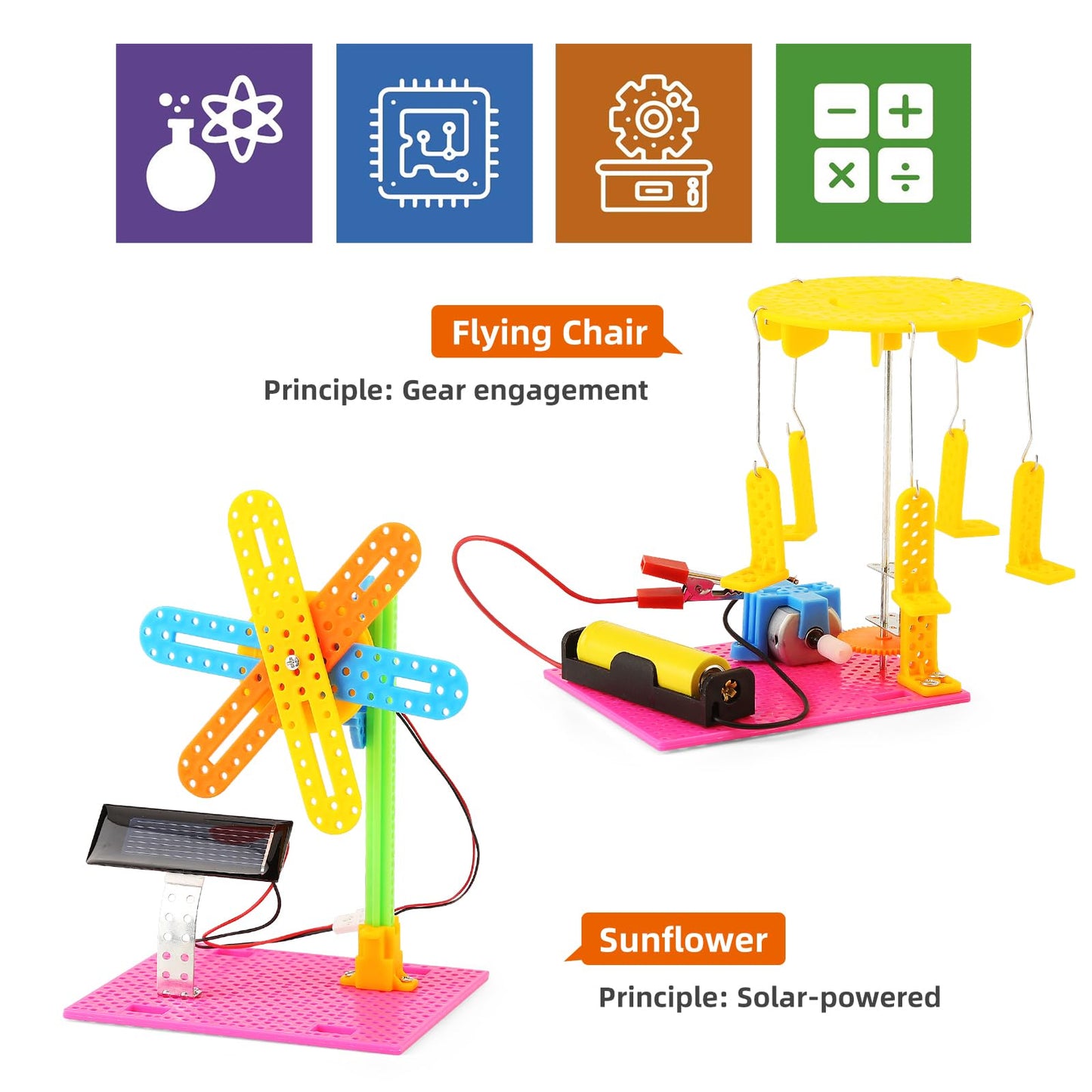 Stem Toys For Girls Age 8-12, Kids Electronic Building Engineering Craft Kits For Boys 6-8, Diy Steam Projects Science Kit 7-9 10-12, Learning Toys For Elementary Gifts For 6 7 8 9 10 12 Year Old Girl