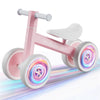 Baby Balance Bike For 1 Year Old Boys Girls Colorful Lighting 10-24 Months Push Toddler Toys Bicycle,4 Wheels First Bike For Kid