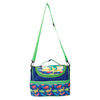 Ji And Ja Polyester Multi Compartment Dual Slot Lunch Bag Double Insulated Tiffin Lunch Bag With Multi Zipper Pockets For School