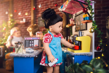 American Girl Truly Me 18-Inch Doll Coffee Shop Playset With Pretend Espresso Machine And Cash Register, For Ages 6+