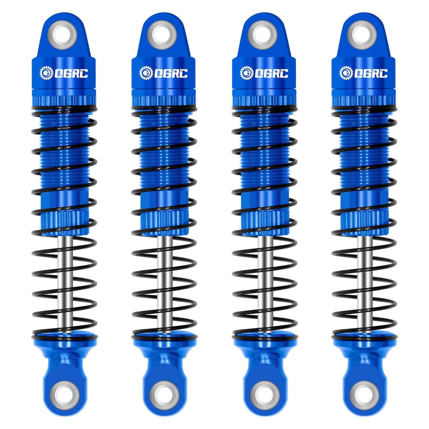 OGRC 59mm Shocks Absorber Oil Threaded Damper Threaded Shock Absorber for TRX4M 1/18 RC Crawler Upgrade Parts (Blue)