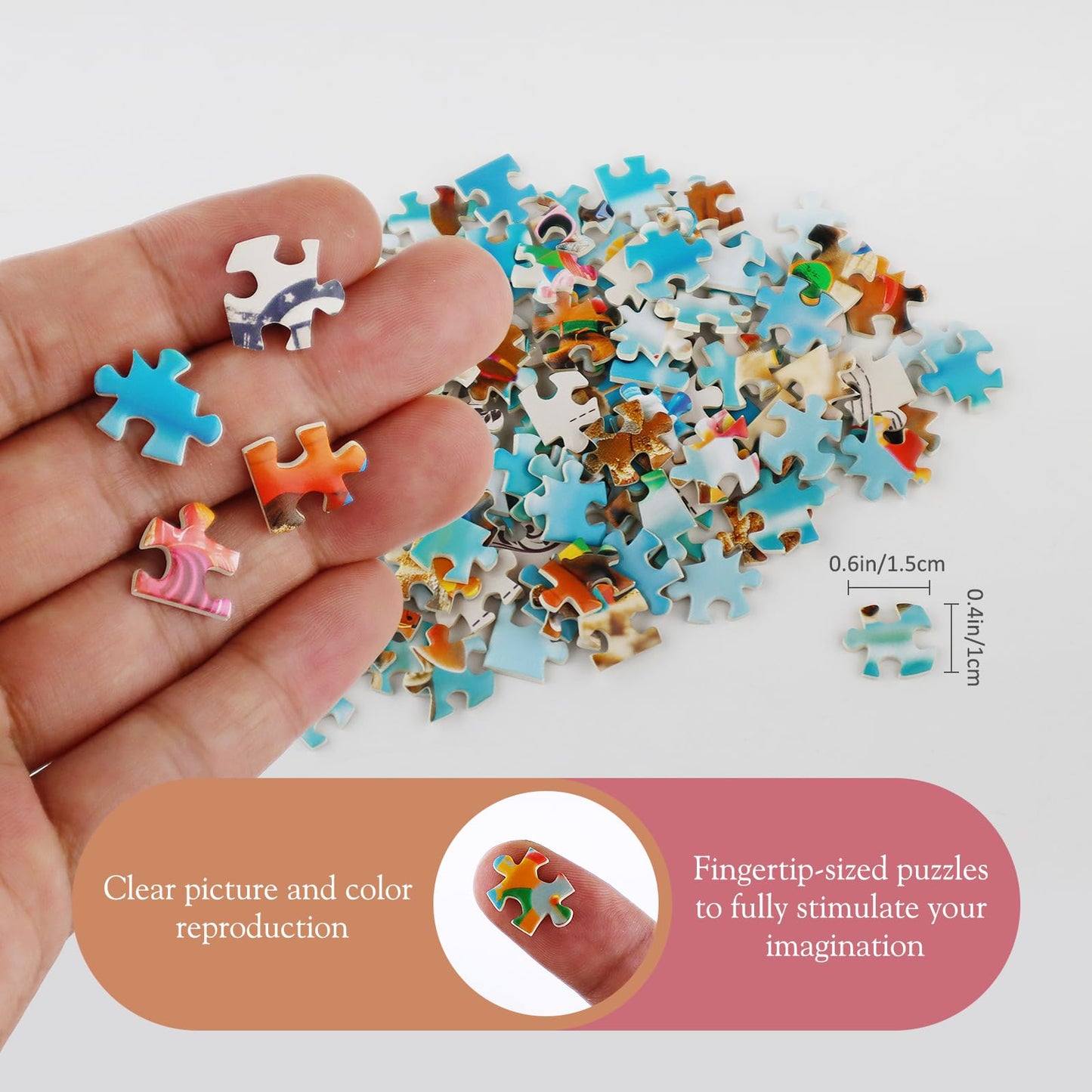 Small Jigsaw Puzzles For Adults Challenging Puzzle Small Puzzles Mini Jigsaw Puzzle Micro Puzzles 150 Pieces Tiny Puzzels Balloo
