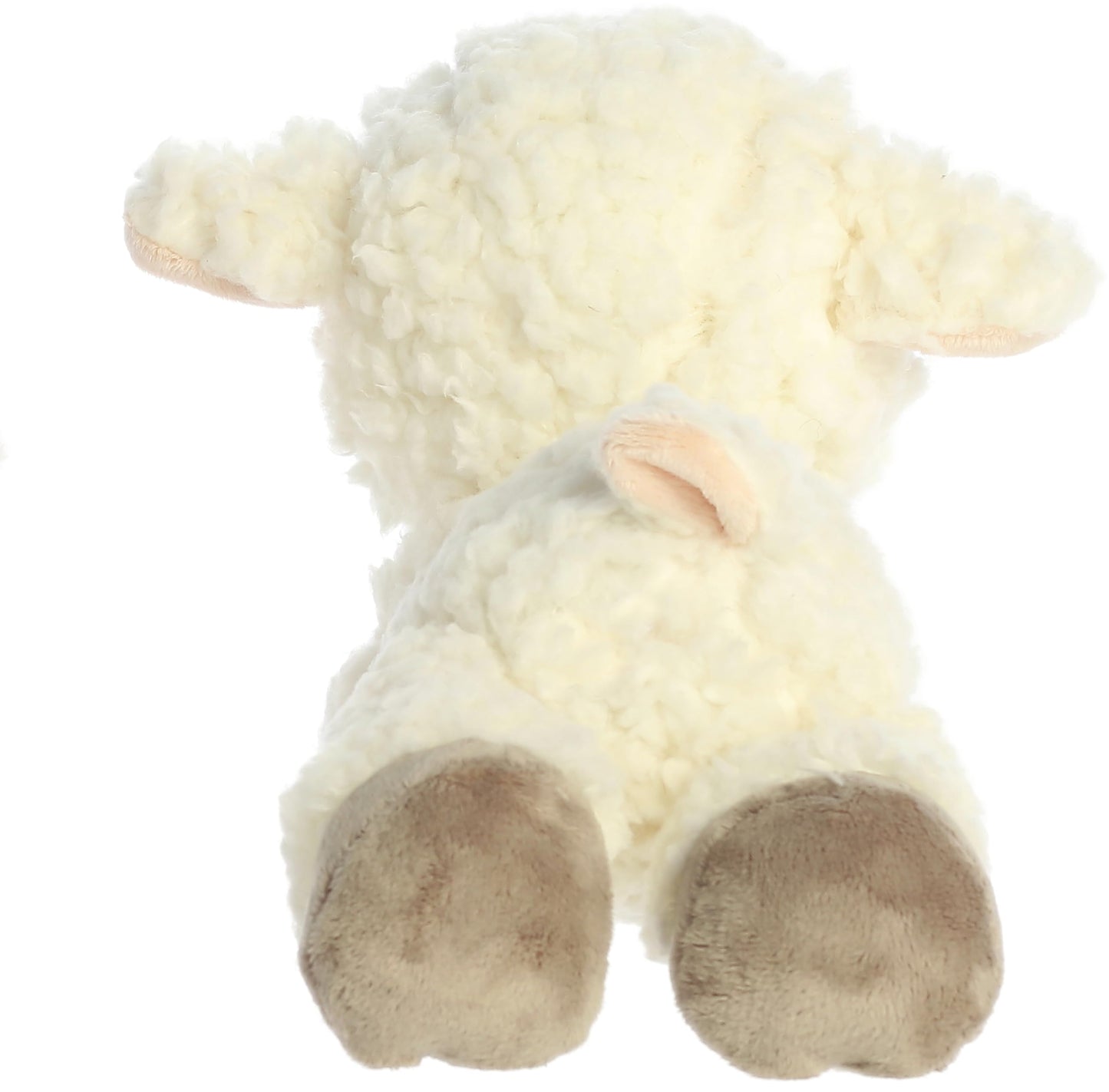 Aurora® Dreamy Eyes™ Lea Lamb Stuffed Animal, 10" White, Polyester, Model 21074 - Captivating Gaze, Aesthetic Appeal