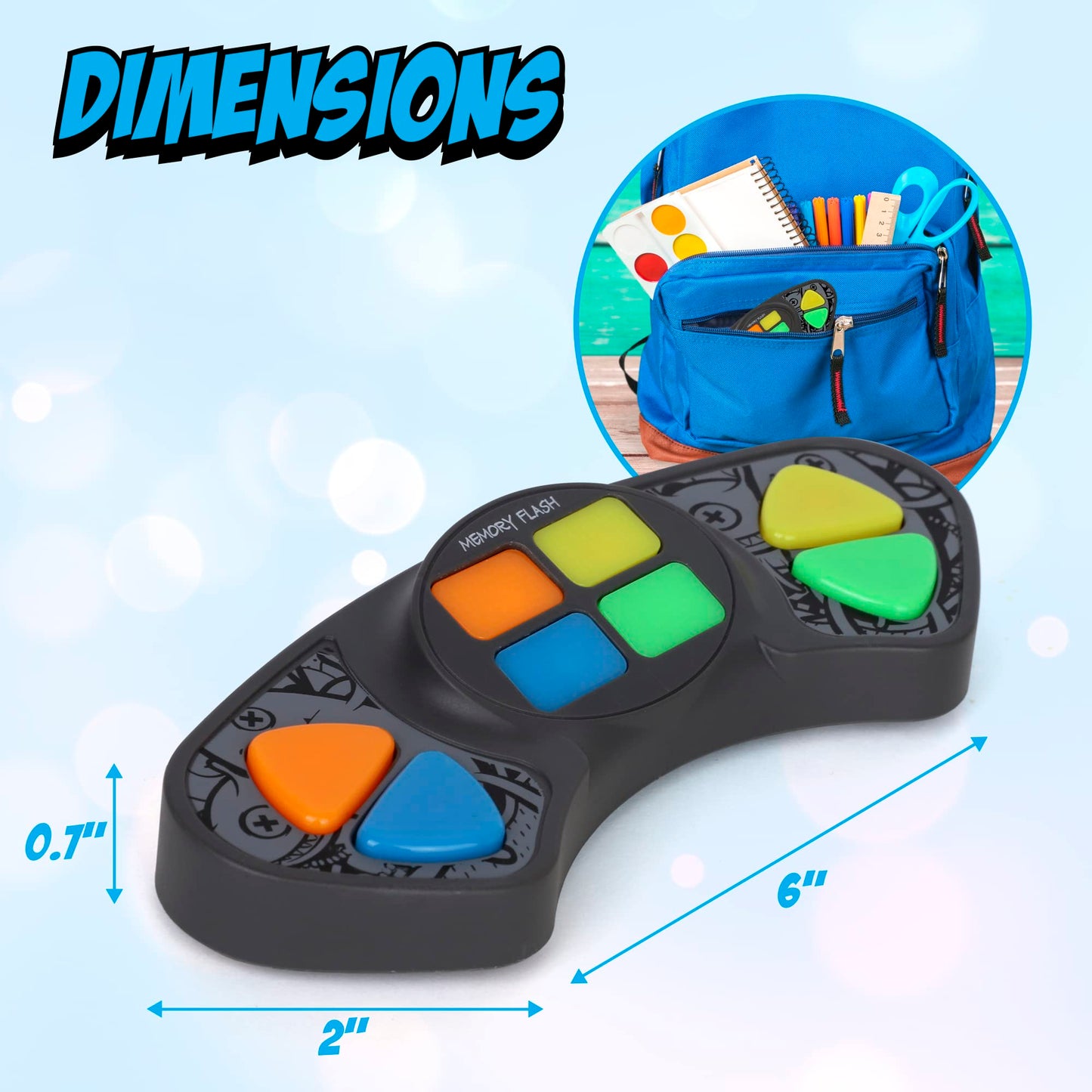 Point Games Handheld Memory Game, Kids Electronic Games, Sequence Fun For Kids With Lights & Sounds, Brain Challenge For Boys &