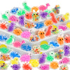 Mini Fidget Animal Squishy: 55Pcs Small Squishies Prizes, Party Favor Stress Balls Bulk, Dinosaur Sensory Squeeze Balls, Classro