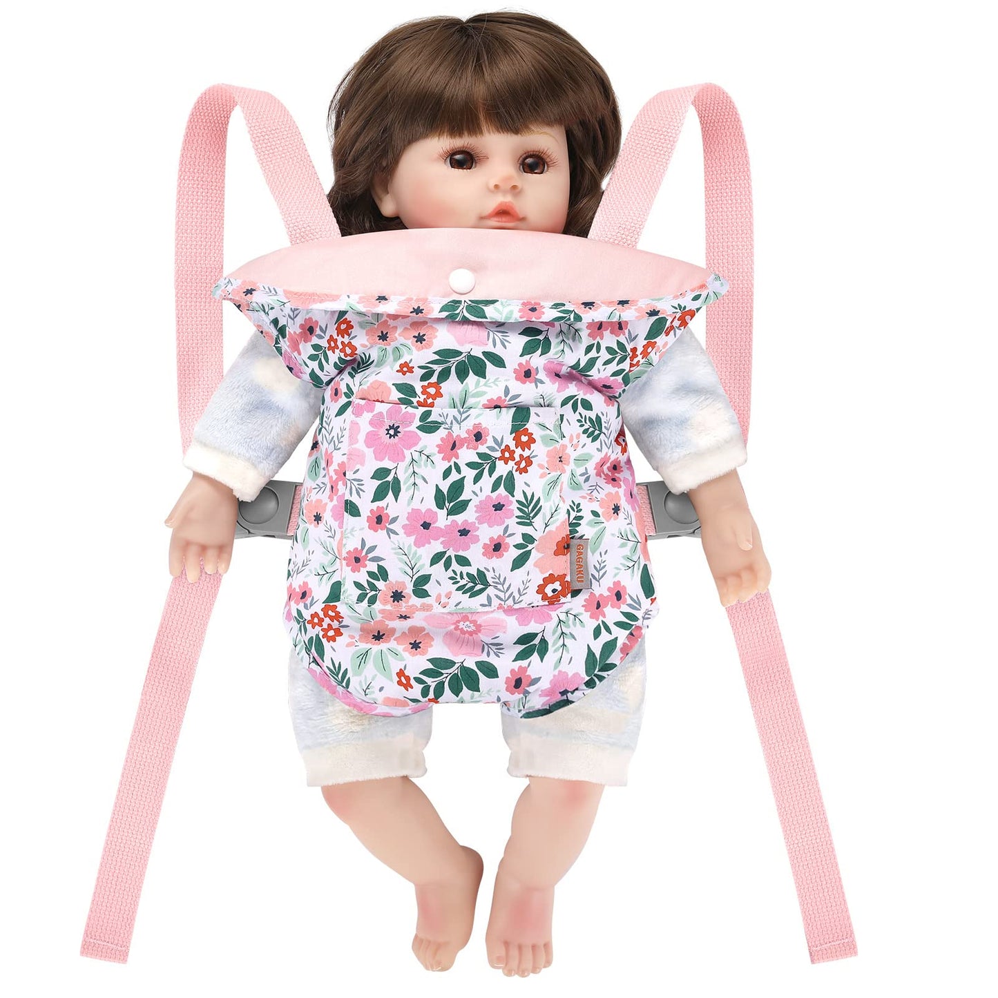 Gagaku Baby Doll Carrier For Toddlers Doll Carrier For Little Girls Toy Baby Carrier For Kids Reborn Baby Doll Accessories - Pin