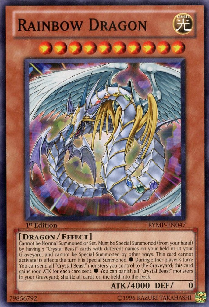 Yu-Gi-Oh! - Rainbow Dragon (Rymp-En047) - Ra Yellow Mega-Pack - 1St Edition - Common