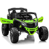 Kerry Yoo 24V Electric Ride on Car UTV - 4WD/2WD, Green, Large, Plastic, Bluetooth, Remote Control, Licensed Can-Am