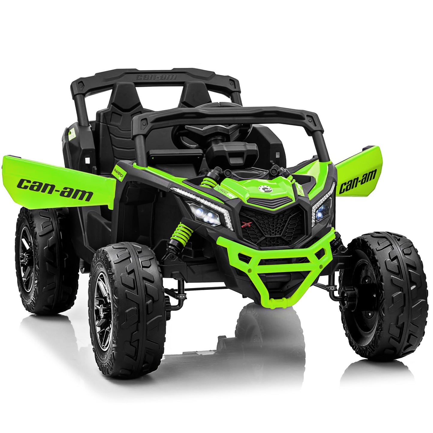 Kerry Yoo 24V Ride on Toys for Big Kids,Kids Electric Ride on Car UTV 4WD/2WD,High Speed Power Wheels with EVA Rubber Tires,4x4