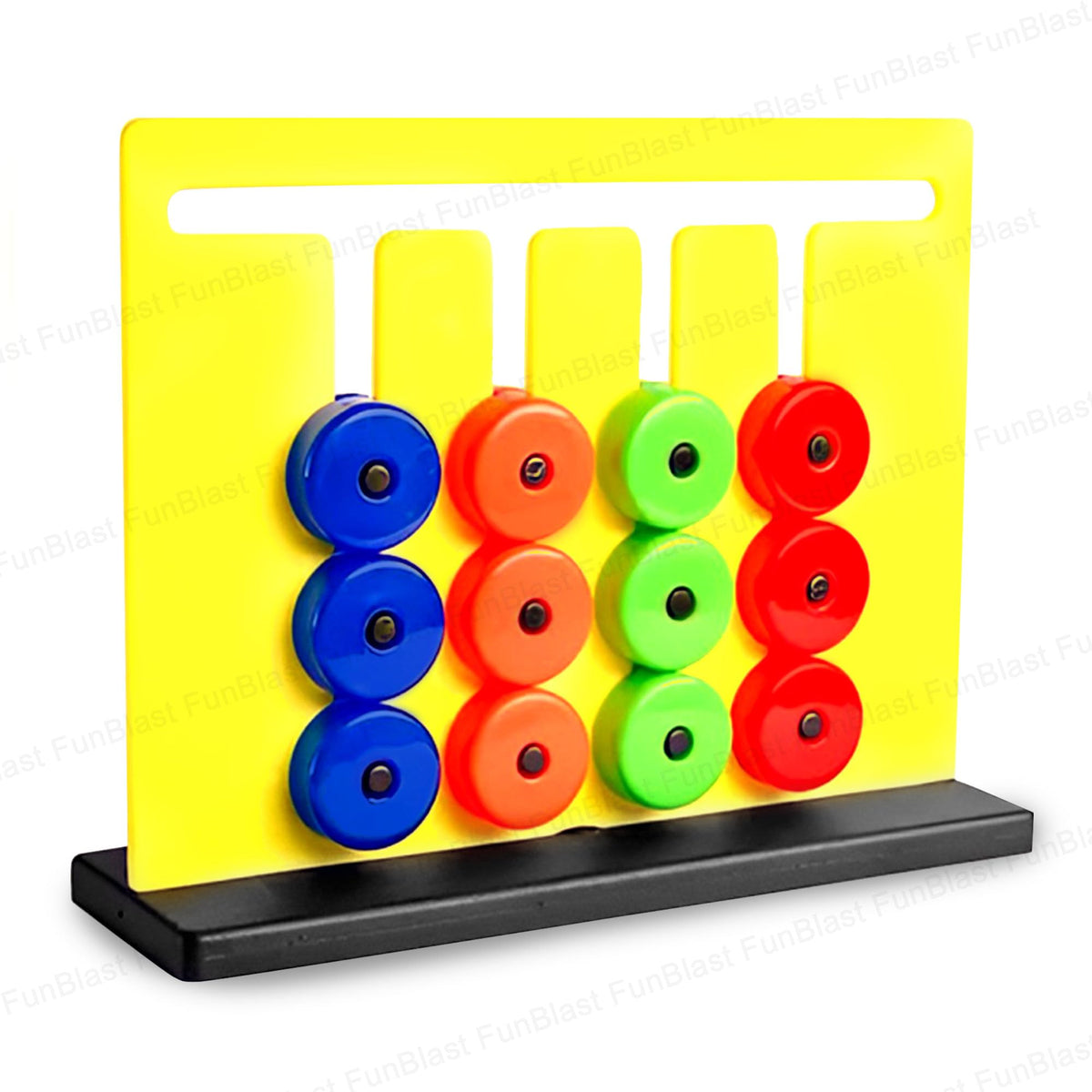 FunBlast Slide Puzzle for Kids Montessori Shape Sorter Toys for Kid, Learning Toys, Puzzle Block Game, DIY Toy, Brain Teaser G