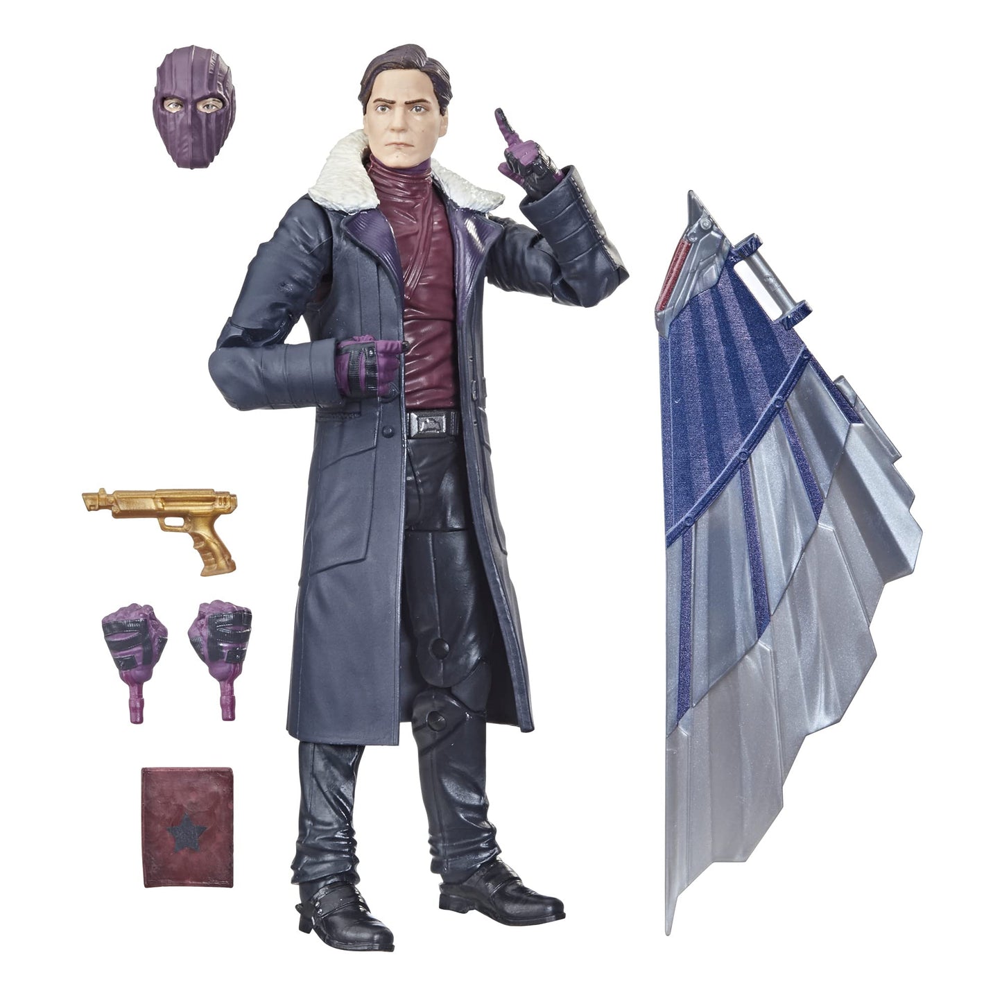 Marvel Legends Series Baron Zemo 6-inch Action Figure Toy, Blue, Includes 5 Accessories, Ages 4 and Up, Model F0323