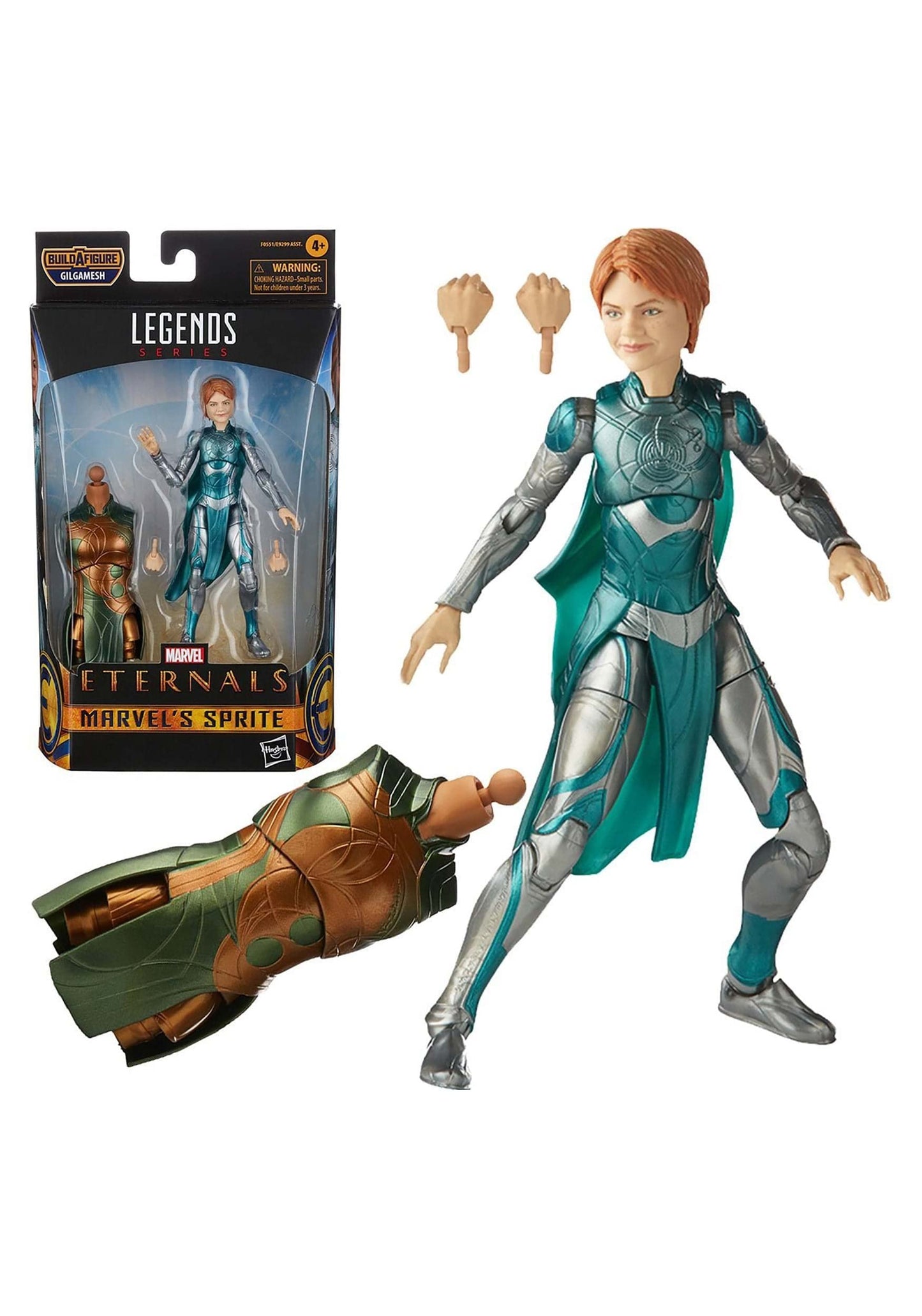 Marvel Hasbro Legends Series The Eternals Sprite 6-Inch Action Figure Toy, Movie-Inspired Design, Includes 2 Accessories, Ages 4 And Up