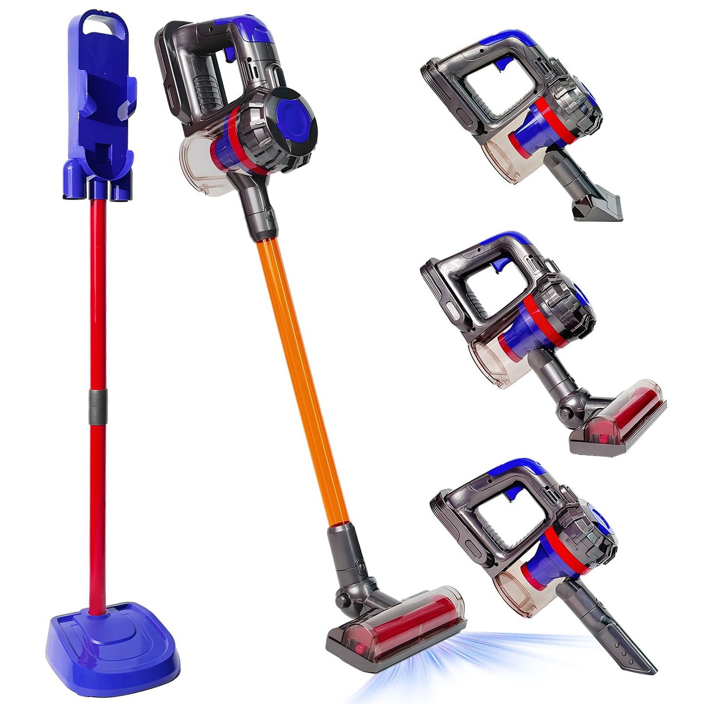 VARANO 3-in-1 Kids Vacuum That Really Works, Toddler Toy Vacuum Cleaning Toys for Kids Aged 3+, Fun Working Play Vacuum Cleaner