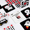 Beiens High Contrast Baby Flashcards, Newborn Brain Development Toys, Visual Stimulation Learning Activity Cards, 20 Pcs 40 Pages Educational Infants Gift (3-6 Months (Black & White & Color))