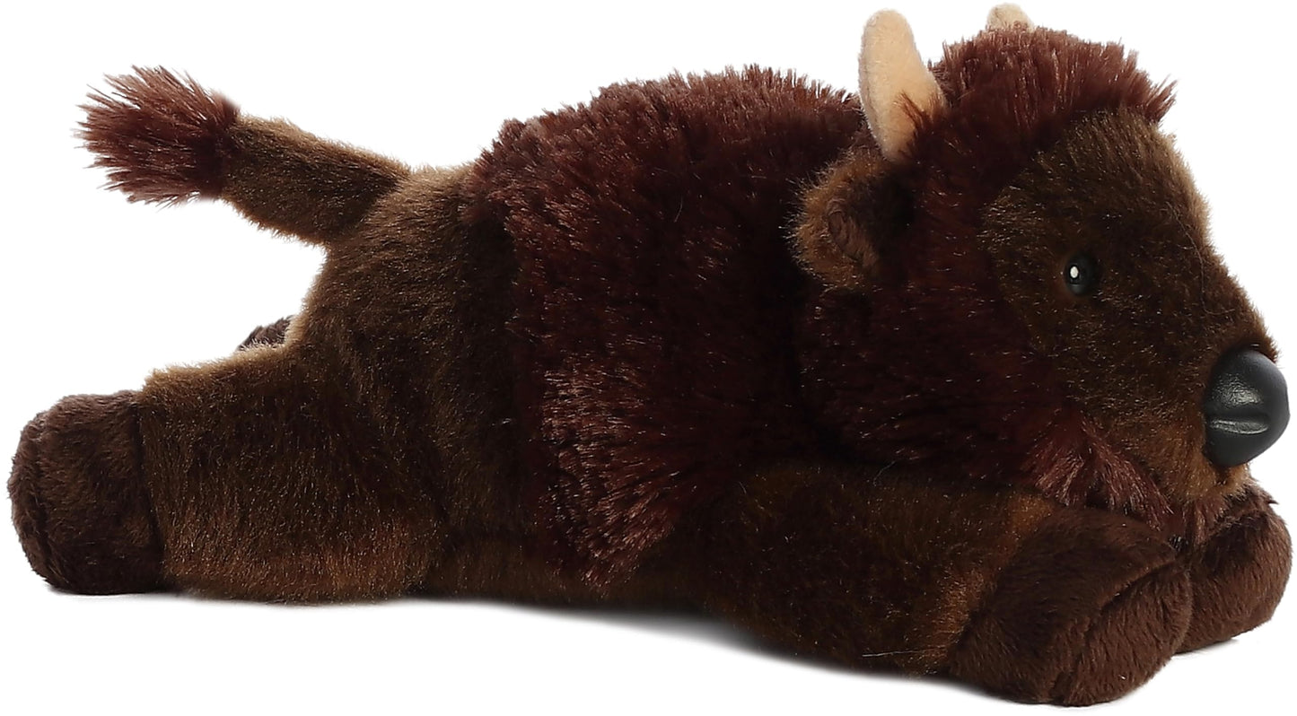 Aurora® Adorable Mini Flopsie™ Plains™ Stuffed Animal - Playful Ease - Timeless Companions - Brown 8 Inches