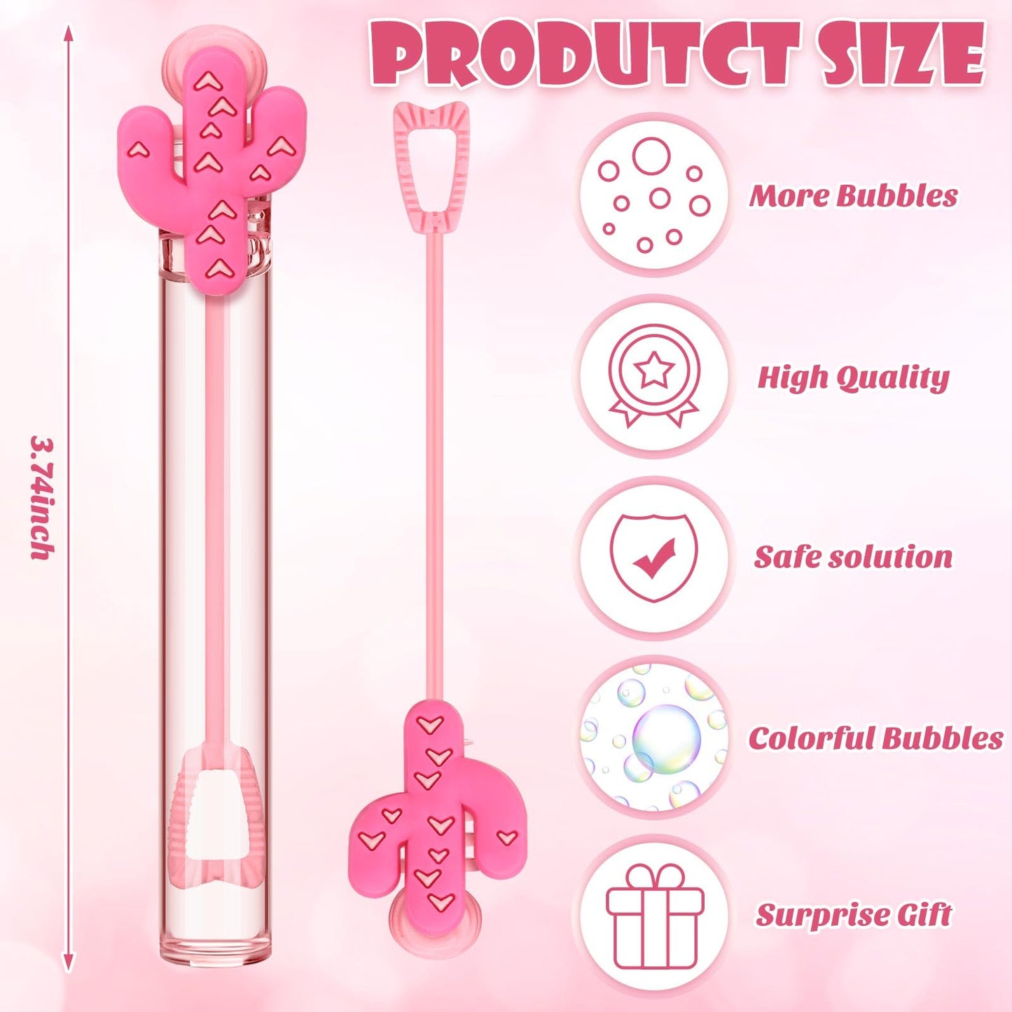 Shappy 60 Pcs Western Cowgirl Bubble Wands Bulk Mini Bubble Wands Party Favors Small Bubbles Birthday Party Gift for Novelty Gif