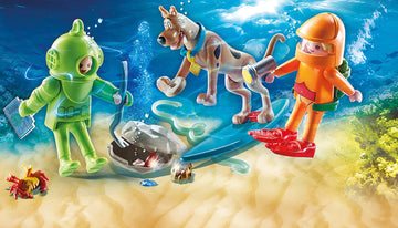 Playmobil Scooby-Doo Adventure Set with Ghost of Captain Cutler, Multicolor, One Size, Model 70708, Plastic