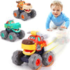 Iplay, Ilearn Toddler Monster Truck Toys, Baby Toy Cars For 1 2 3 Year Old Boy, Bigwheels Play Vehicles, Pull Back, Friction Powered, Push Go Animal Car, Cool Birthday Gifts For 12 18 24 Month Kids