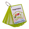 Secret Desire English Flash Cards Realistic Vegetable Flashcard For Baby Kindergarten Kids