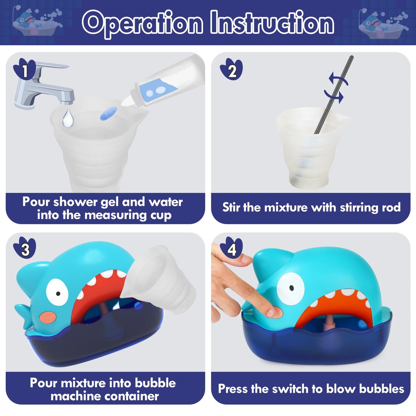 Lehoo Castle Bath Toys, Singing Bath Bubble Machine, Automatic Bubble Maker For Bathtub, Bathtub Toys For Toddlers, Toddler Toys