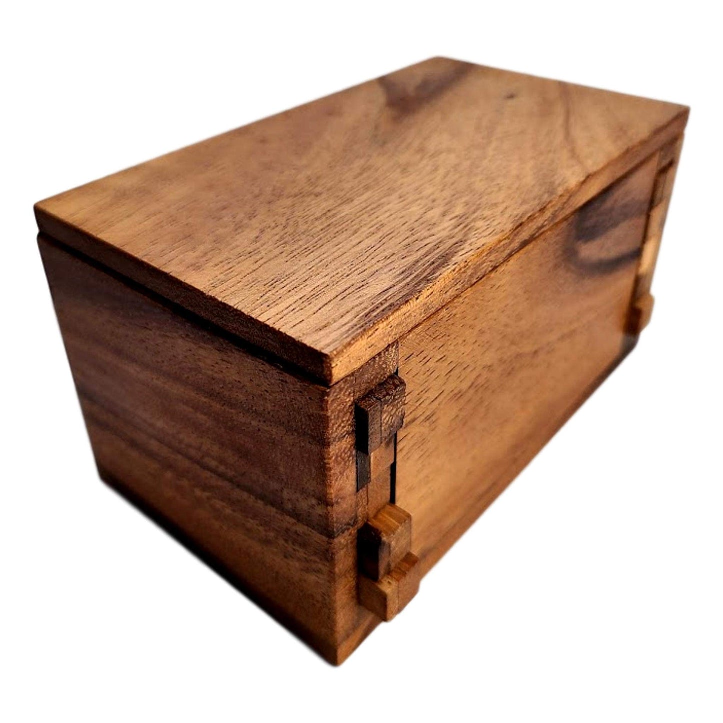 Creative Crafthouse Secret Lock Box - Wood Puzzle Gift Card Holder, Dark Brown, Model: SecretLockBox