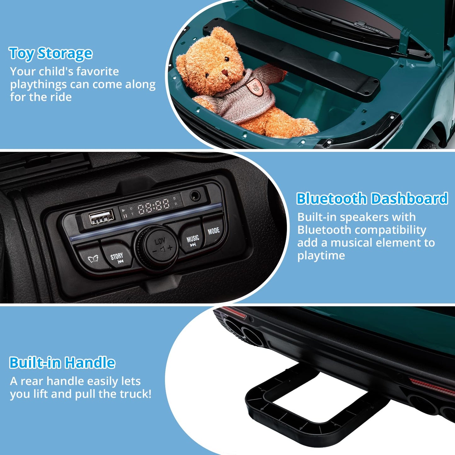 24V Licensed Land Rover Ride On Electric Car For Kids Ages 4-8, 2-Seater With Parent Remote Control, 3 Speeds, Wireless Music, M