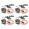 diymore 4pcs DM90S Servo Micro 180 9 Gram Metal Gear Servo Digital Micro Servo Motor for 450 RC Helicopter Plane Boat Car (180 R