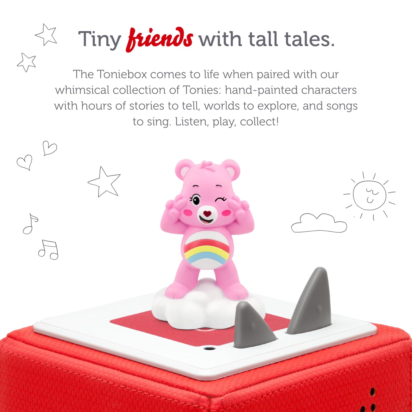 Tonies Cheer Bear Audio Toy Figurine From Care Bears