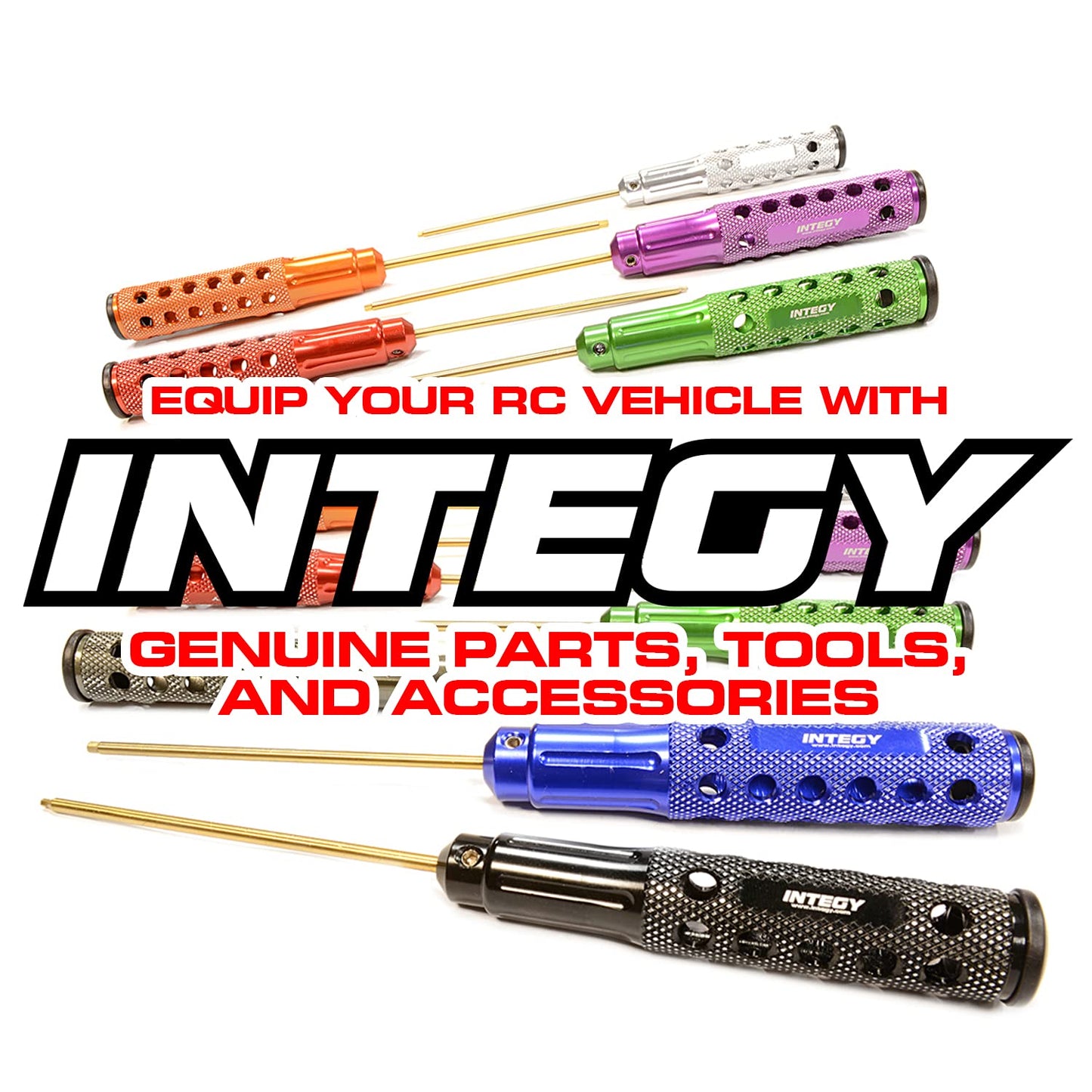 Integy RC Model C26066RED Billet Machined Chassis Brace (2) for Traxxas 1/10 Scale E-Maxx Brushless