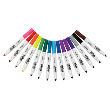 School Smart Art Marker, Conical Tip, Assorted Colors, Pack Of 400