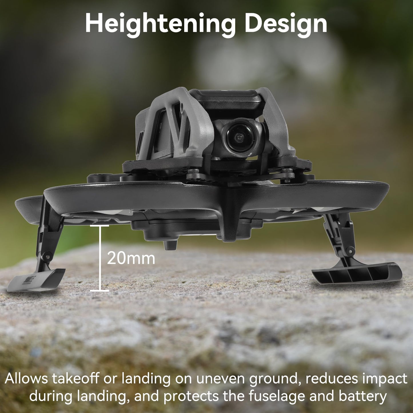 Craznick Avata Landing Gear Foldable Quick Release Extension Leg for DJI Avata Accessories