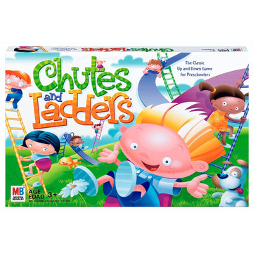 Chutes and Ladders Board Game - Multi Color, Plastic, Model A4756, One Size
